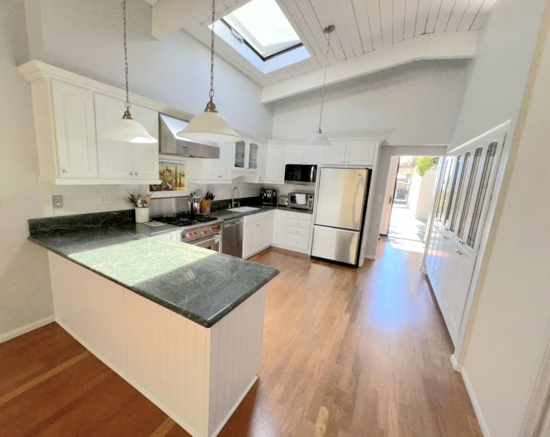 La Jolla Cabinet Makeover with Pure White Elegance image