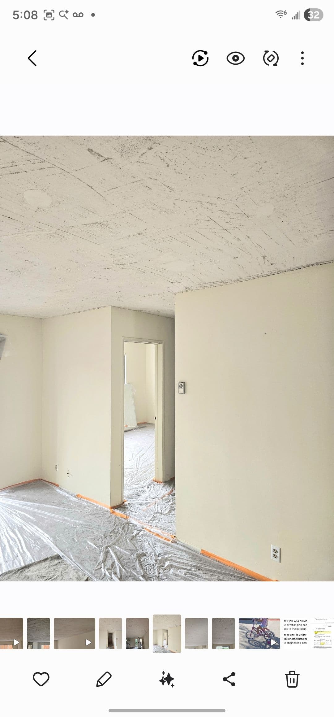 Gallery photos for Pacific Beach Ceiling Skim Coating Project: Image #1