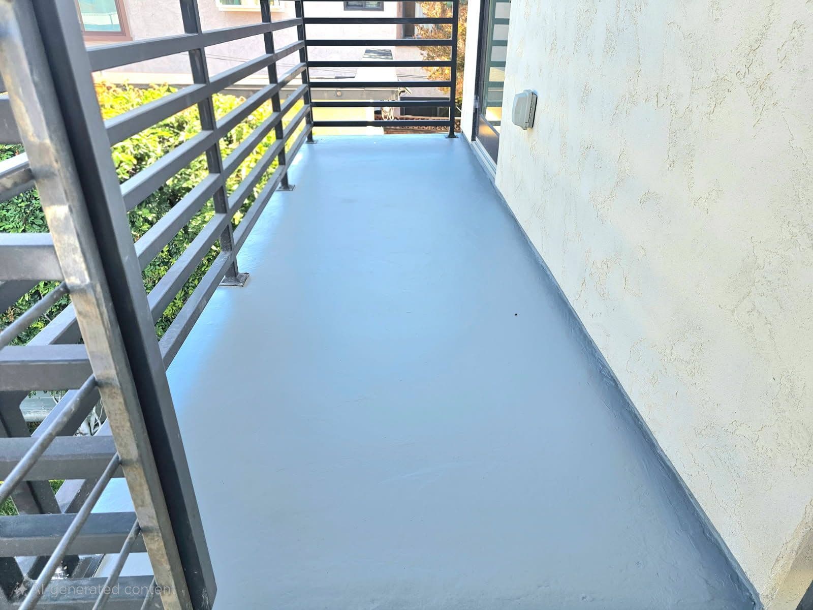 Transforming Del Mar Balcony with Durable Finish image