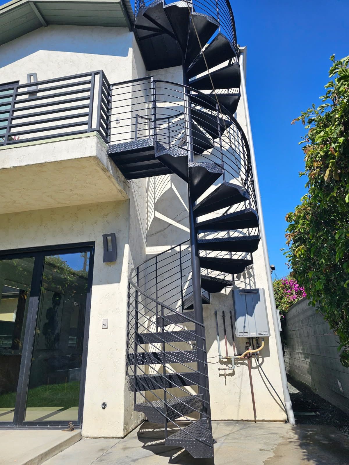 Project Elegant Spiral Staircase Refinishing in Del Mar image